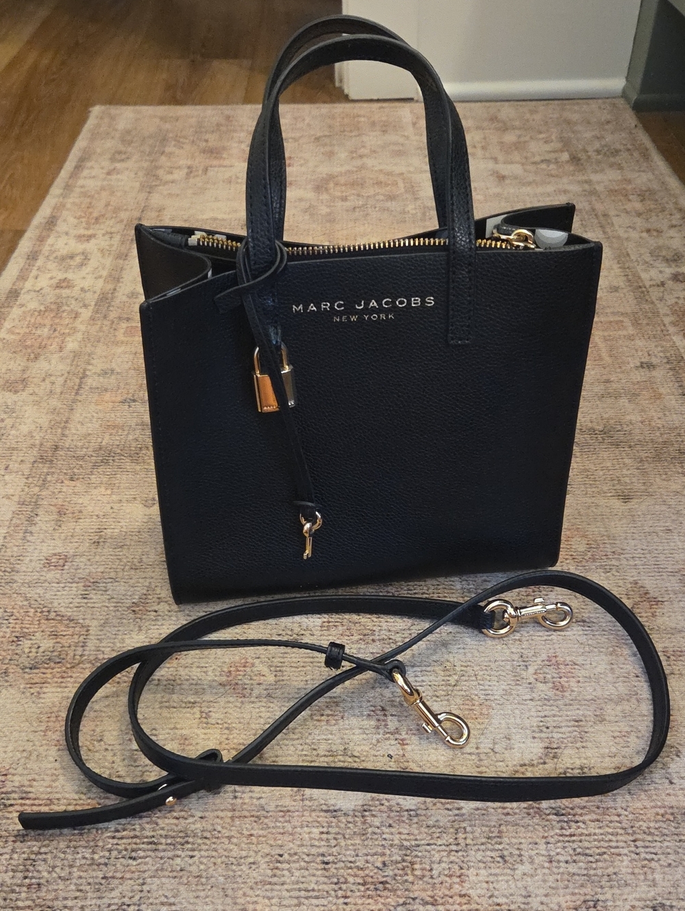 Marc Jacobs Mini Grind Tote Bag with Strap